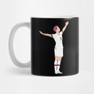 Women's soccer victory pose Mug